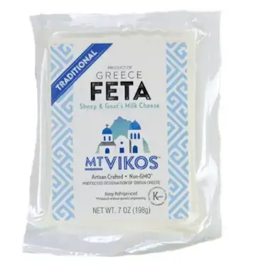 Mt Vikos Traditional Feta Cheese 7oz