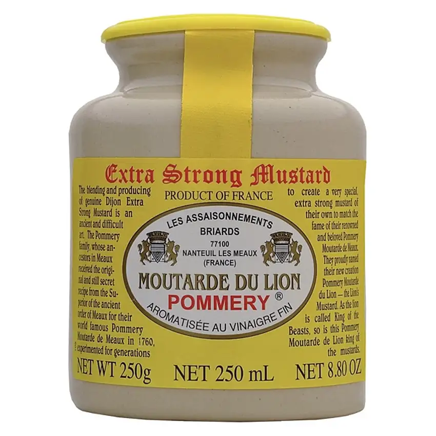 Mustard Pommery Dijon Lion 8.8oz