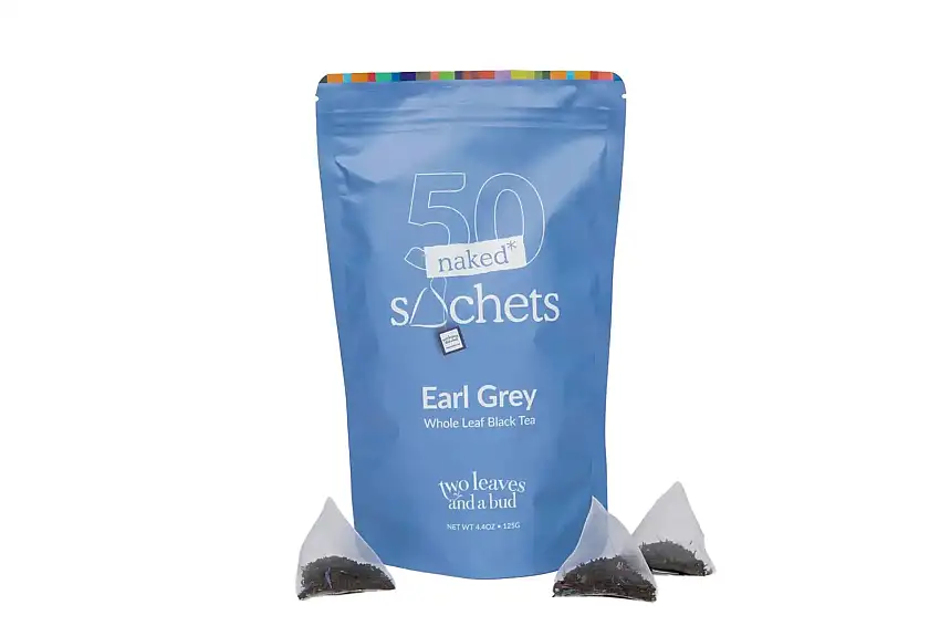 Two Leaves and a Bud Earl Grey - 50 Naked Sachets