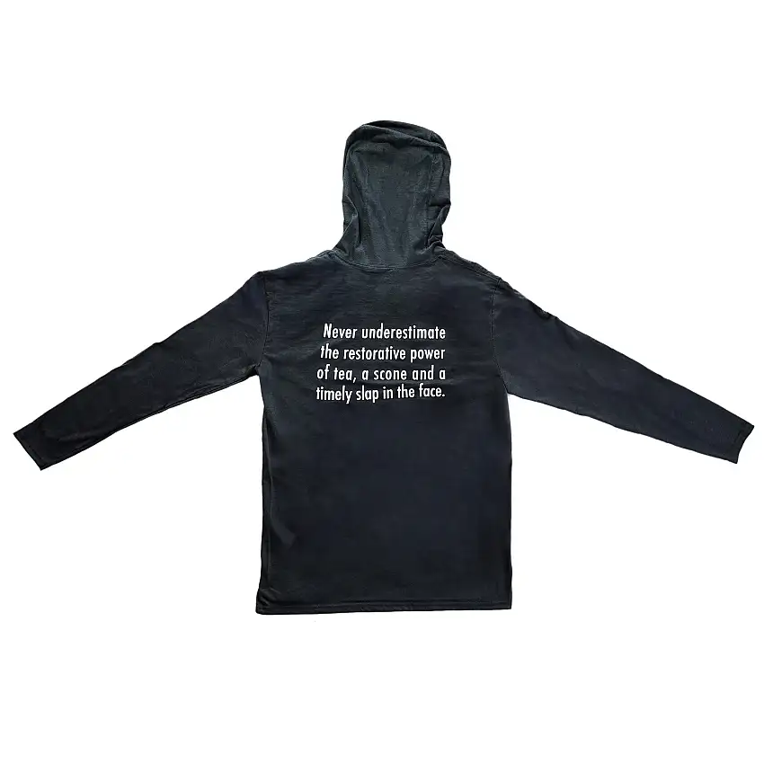 "Never Underestimate..." - Long Sleeve Hooded T-Shirt