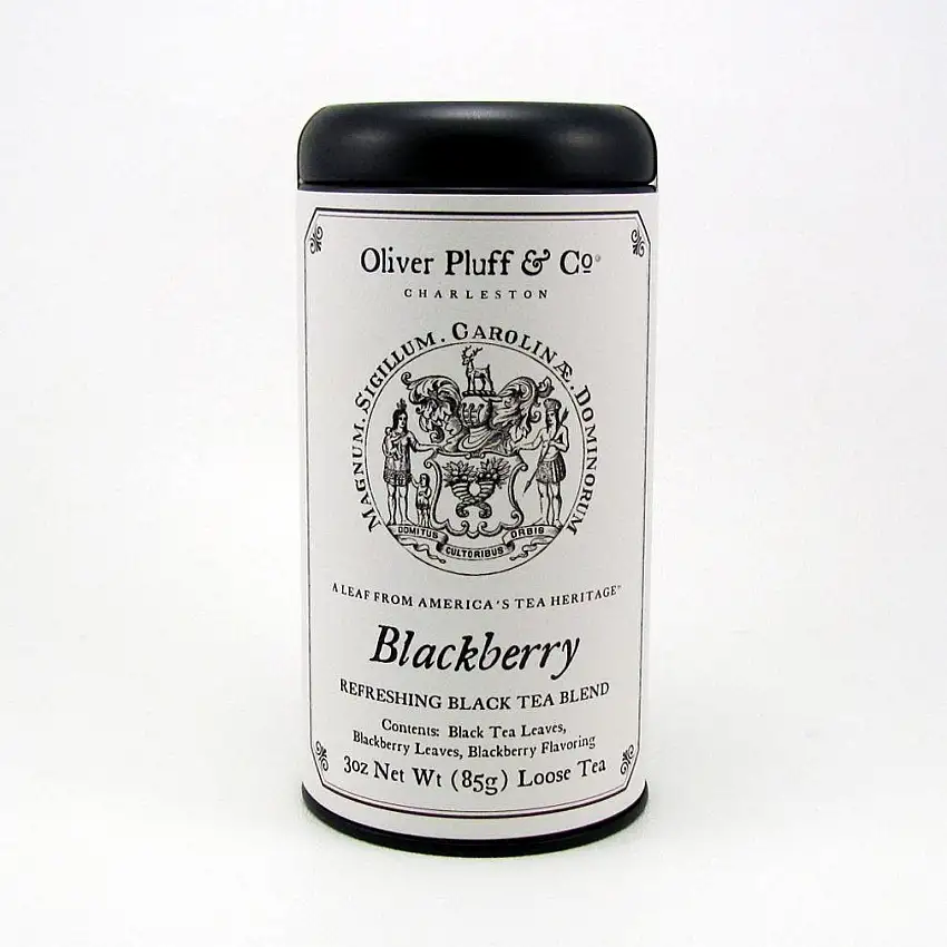 Tea Tin-Blackberry Fine Tea 3oz