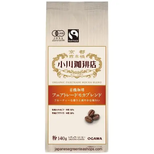 Ogawa Coffee Shop Fair Trade Mocha Blend Ground Coffee