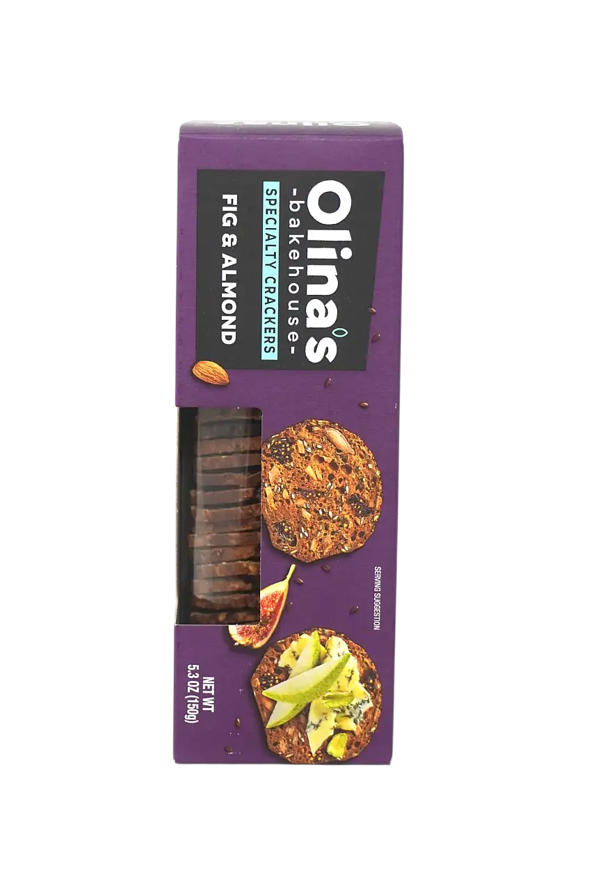 Olinas Fig & Almond Crackers 5.3oz