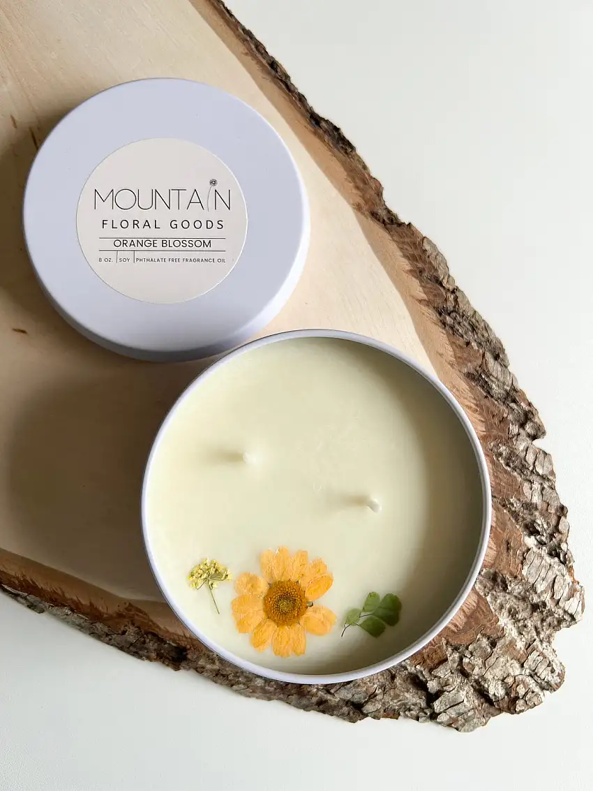 Orange Blossom Soy Candle