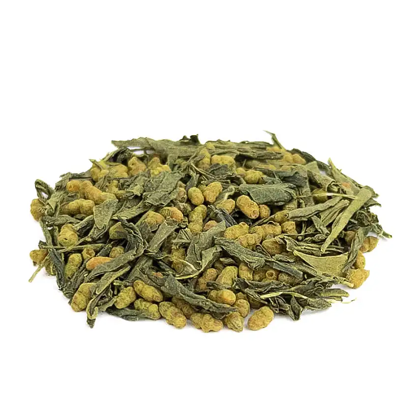 Organic Genmaicha with Matcha from Japan