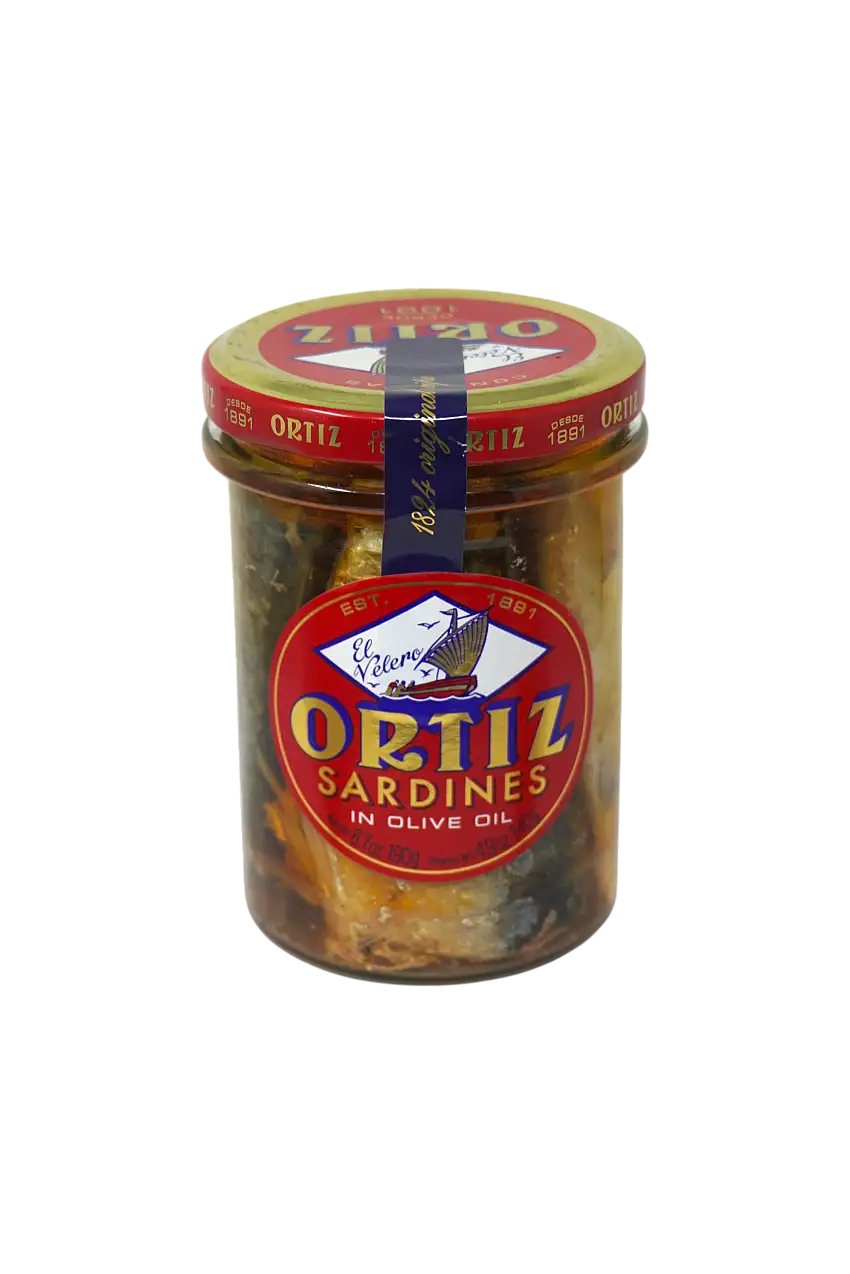 Ortiz Sardines in Olive Oil 4.9oz