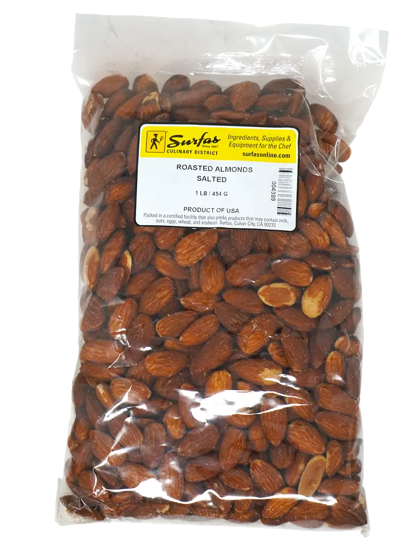 Roasted Salted Almonds 1lbs