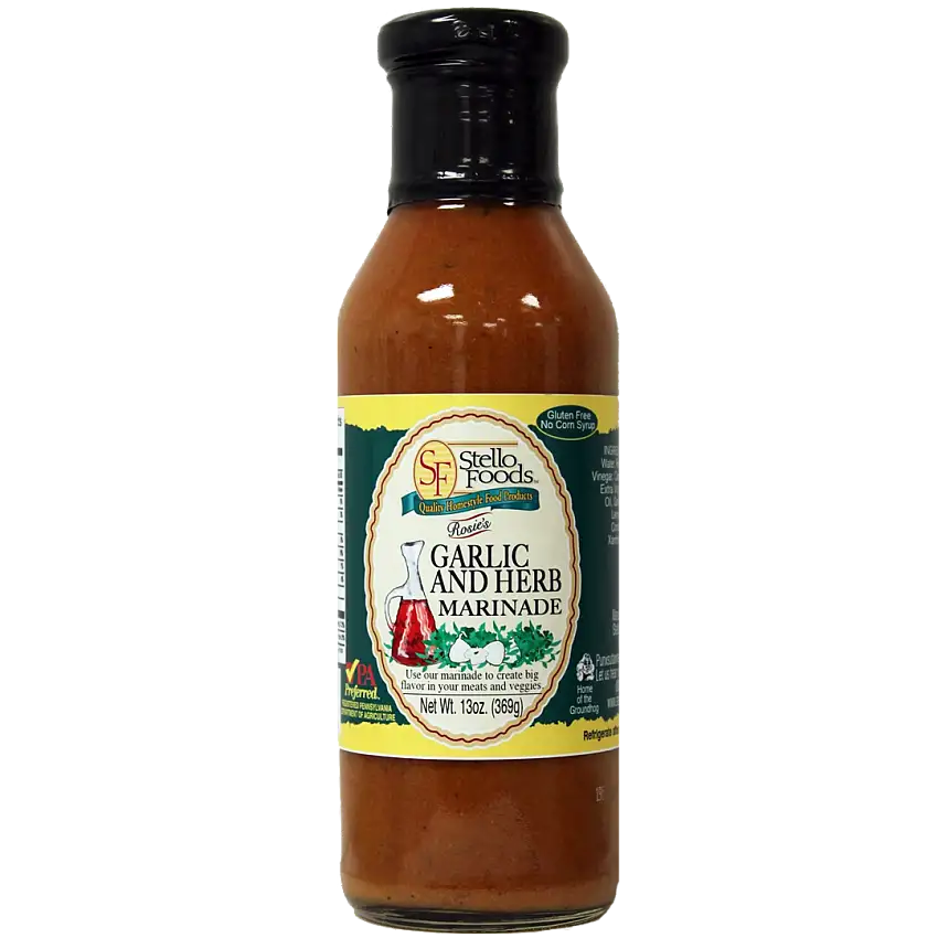 Stello Foods - Rosie's Garlic and Herb Marinade 13 oz