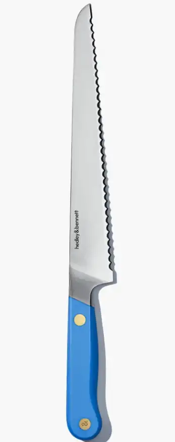 Capri Blue Bread Knife