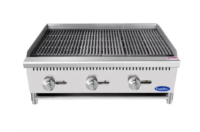 Cook-Rite Countertop Charbroiler 36in Natural Gas ATCB36