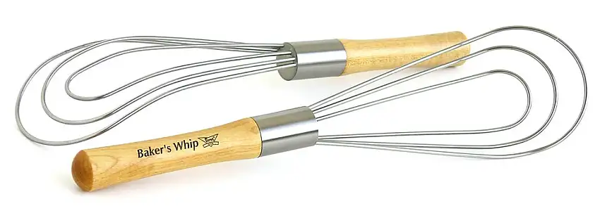 Whisk 14in Baker's wood Handle