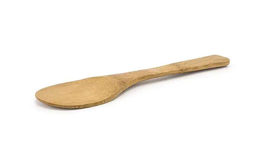 Bamboo Flat Spoon 10"
