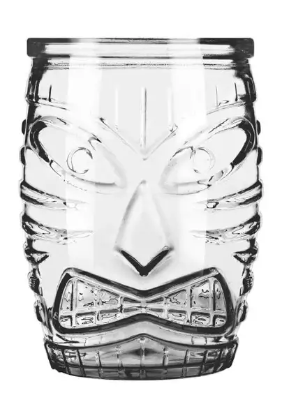 Tiki Face Glass 16oz