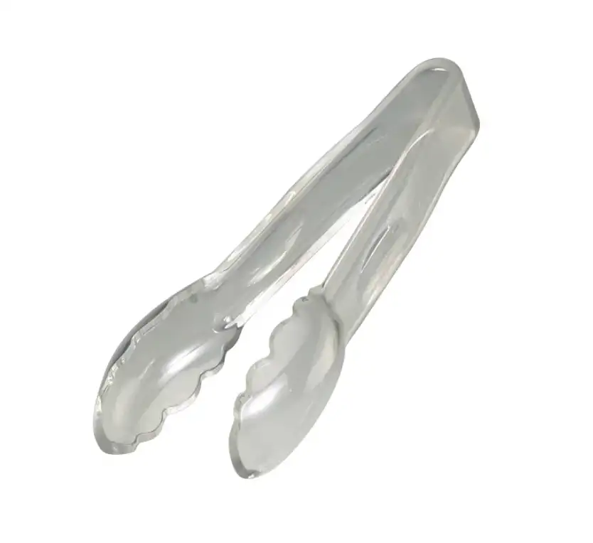 Tong Clear Scalloped 6"