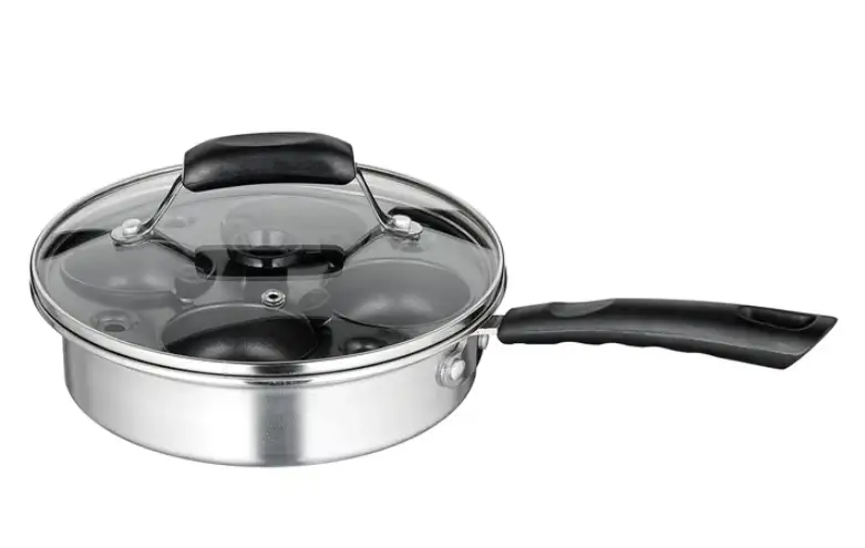 Egg Poacher Set S/S w/ Lid