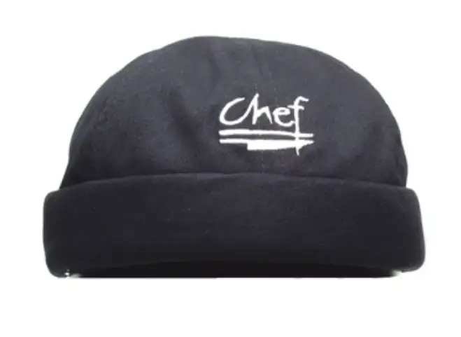 Black Chef Beanie