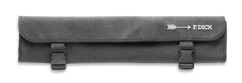 7 Slot Vinyl Knife Bag Black