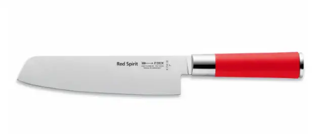Red Spirt Usuba Vegetable Knife 7"