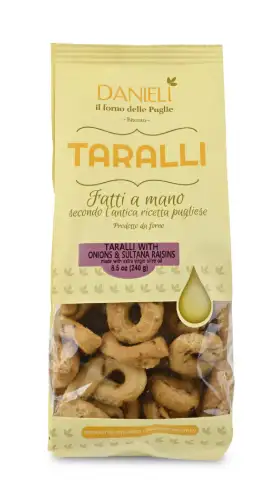Onion Raisin Taralli 250g