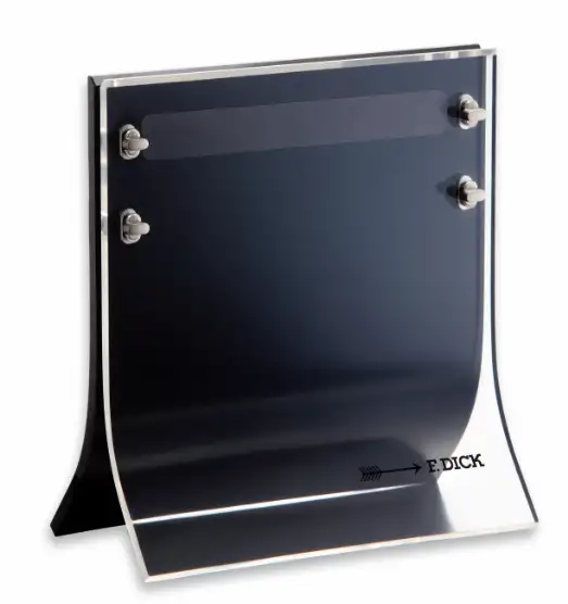 Acrylic Knife Block Acrylic 9 x 4 x 11