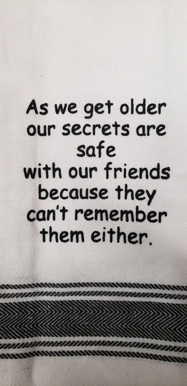 Secrets Safe As We Get Older