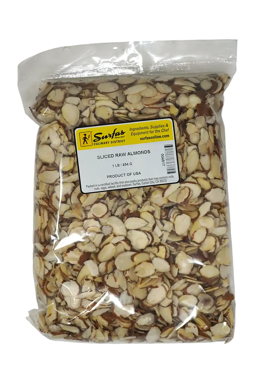 Sliced Natural Almonds 1lbs