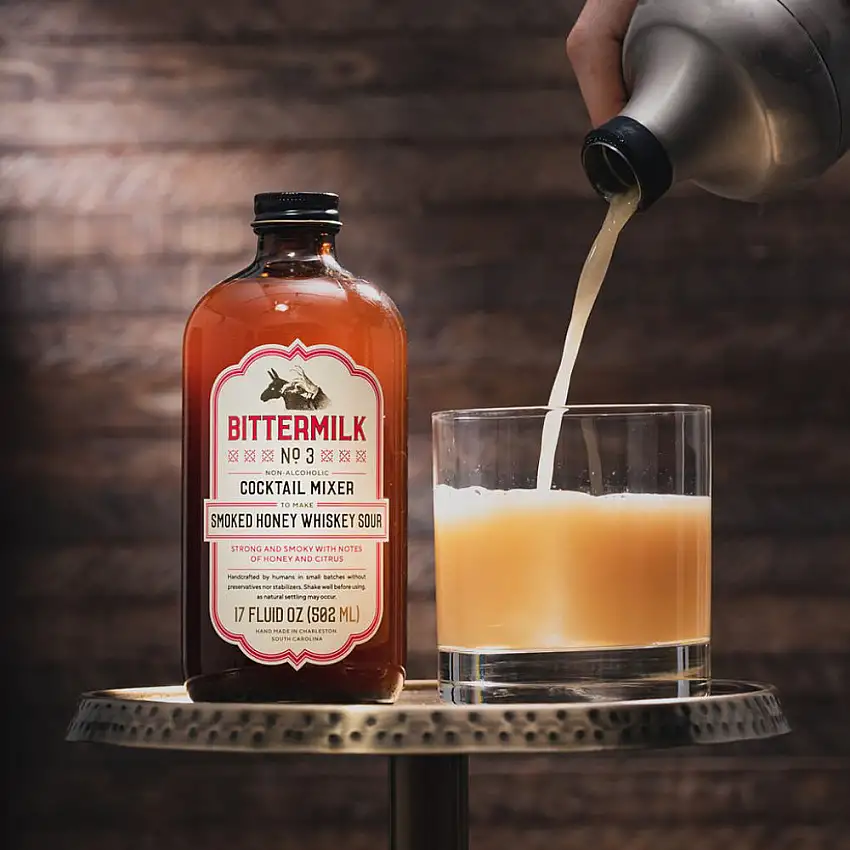 Smoked Honey Whiskey Sour Mixer