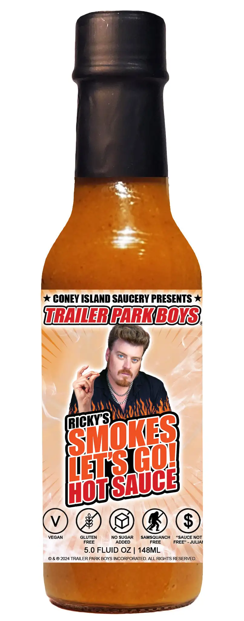 Trailer Park Boys - Ricky's Smokes Let's Go Hot Sauce 5oz