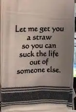 Straw/Someone Else Tea Towel