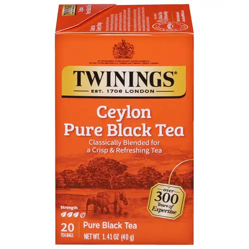 Twinings Ceylon Pure Black Tea Bags 20ct.