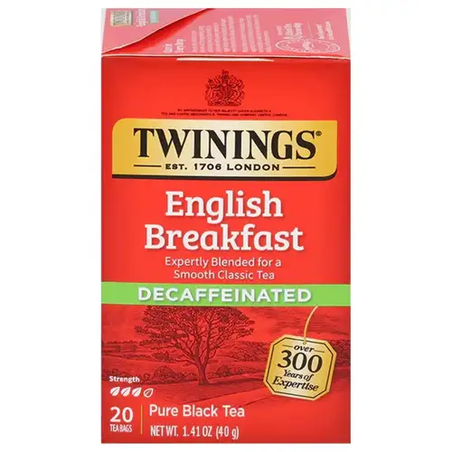 Twinings Decaf English Breakfast Tea Bags 20ct.