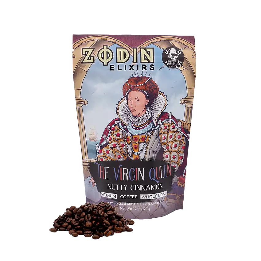 The Virgin Queen - Nutty Cinnamon Medium Coffee
