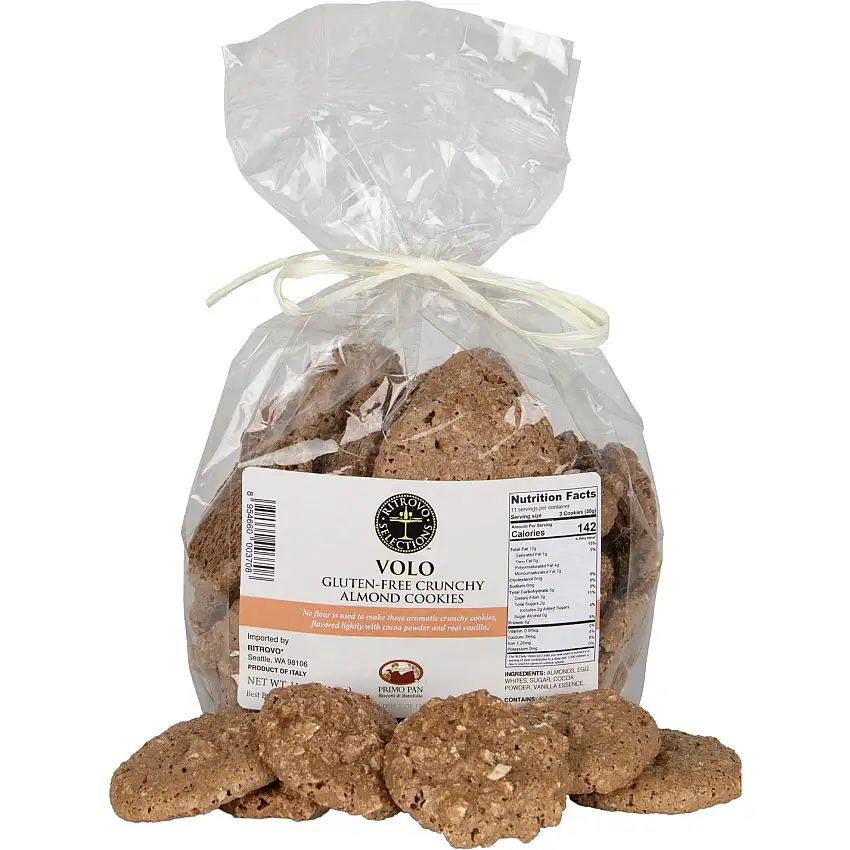 Volo | Dark Chocolate Gluten-Free Almond Cookies