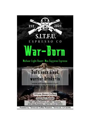 War - Born Max Caffeine Espresso