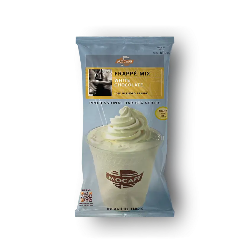 Mocafe Barista Pro Frappes White Chocolate 3 lb. Bag
