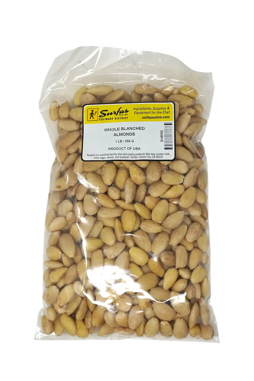 Whole Blanched Almonds 1lb