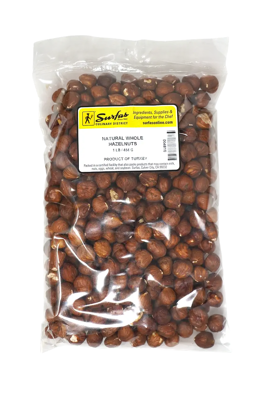 Whole Natural Hazelnuts 1lbs