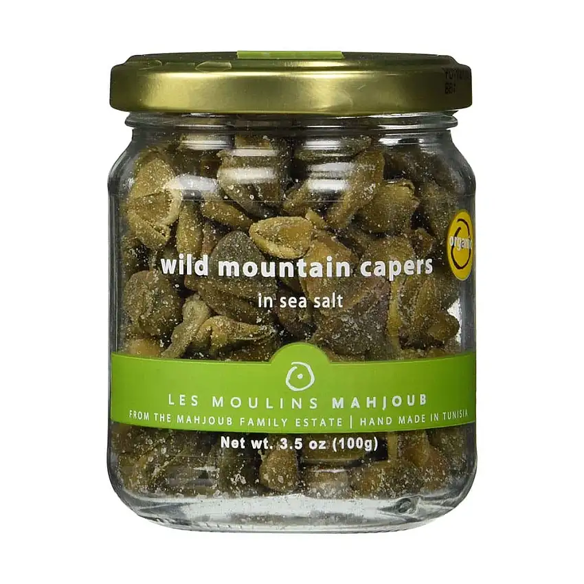 Wild Mountain Capers in Sea Salt