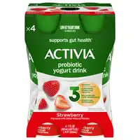 Activia, Yogurt Drink, Low Fat, Strawberry, Probiotic