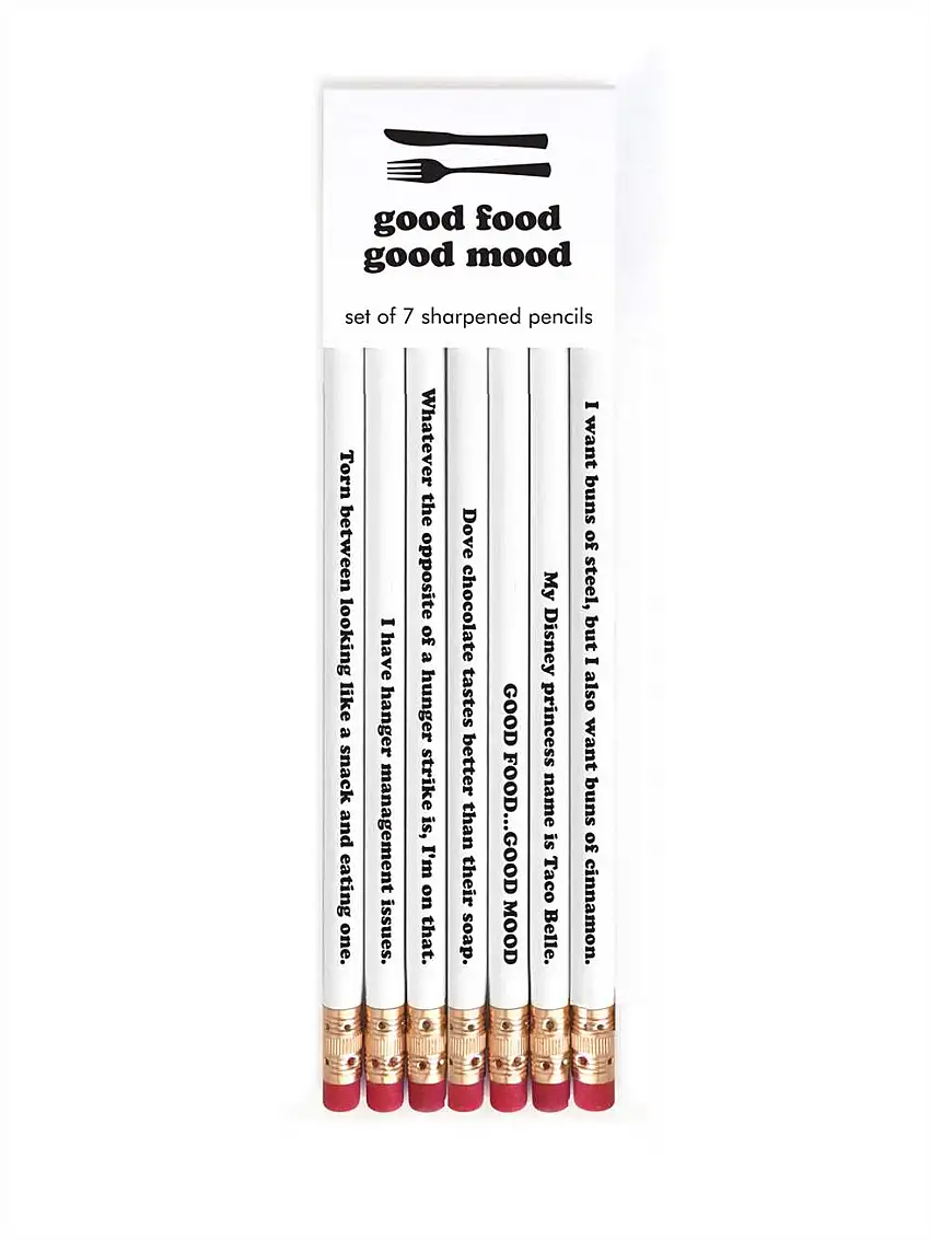 Pencil Set - Good Food Good Mood
