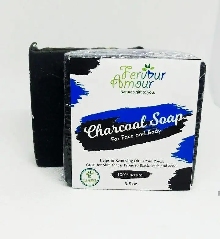 Charcoal soap