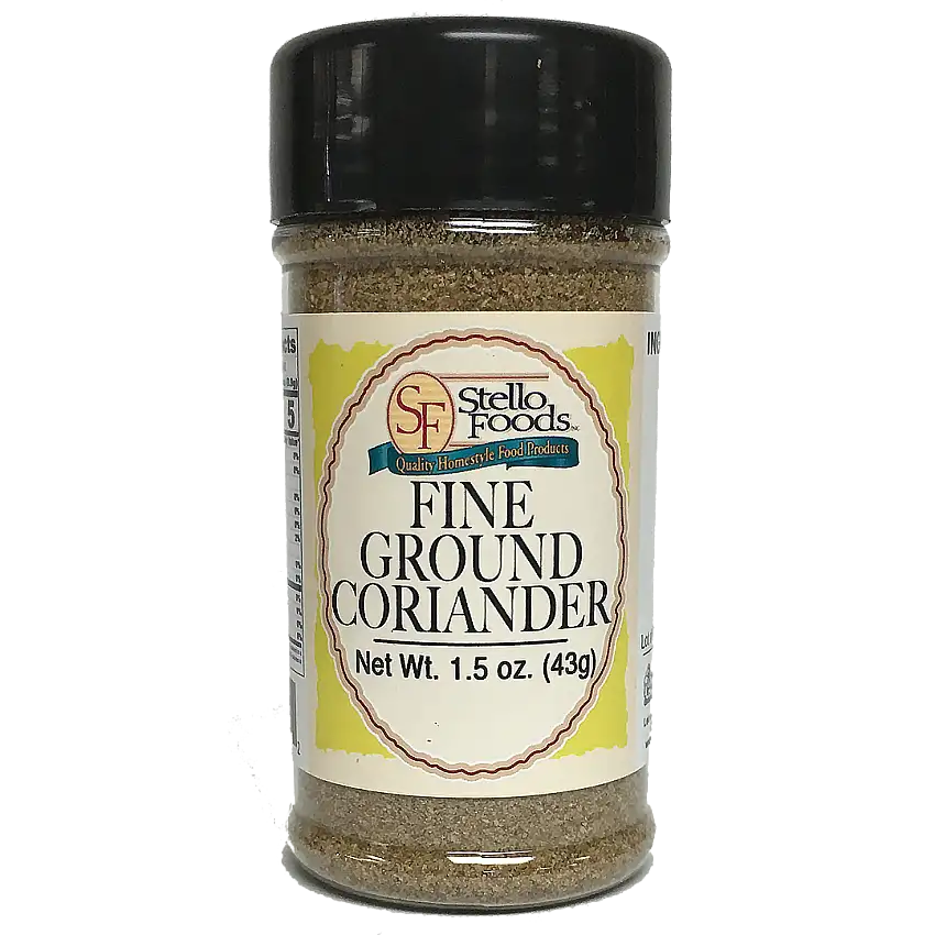 Stello Foods Spices - Coriander - Fine Ground 1.5 oz