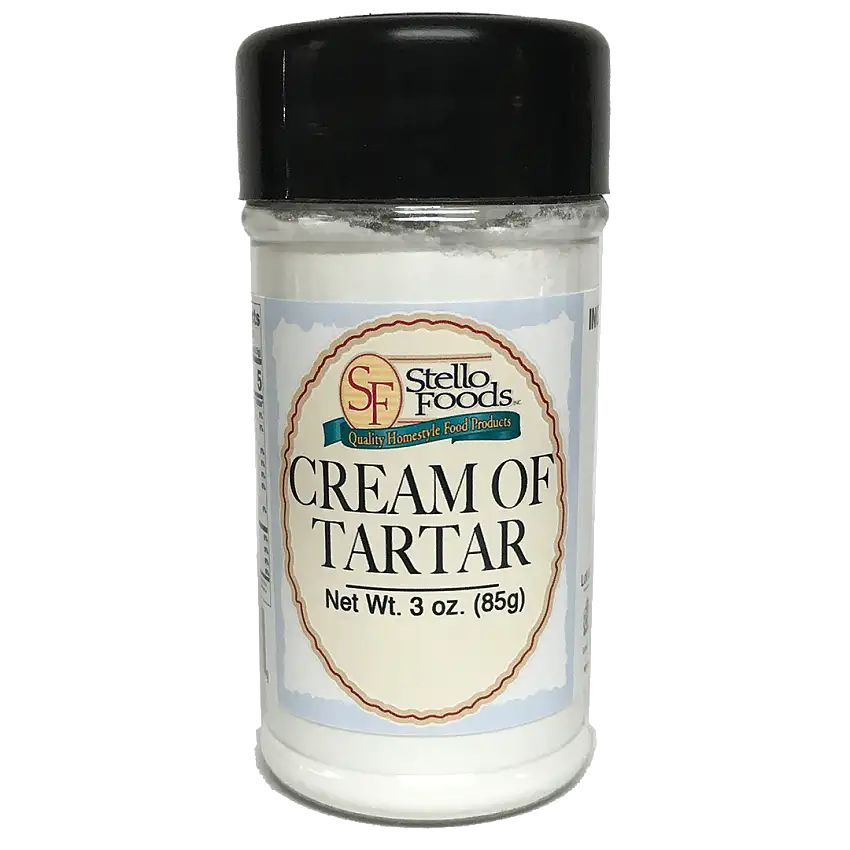 Stello Foods Spices - Cream of Tartar 3.0 oz