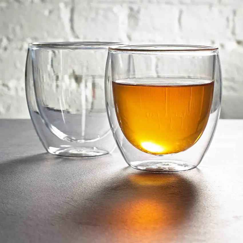 Double Wall Glass Teacups