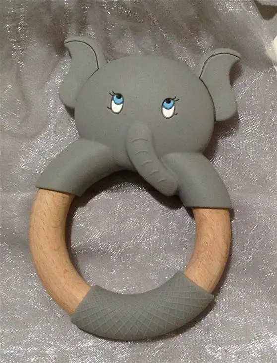 Teether - Gray Elephant