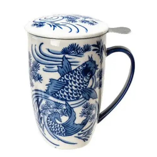 Koi Fish Mug with Infuser
