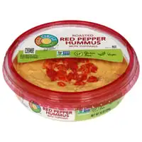 Full Circle Market, Hummus, Roasted Red Pepper, with Toppings