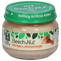 Beech-Nut, Baby Food, Chicken + Chicken Broth, Stage 1 (4 Months+)
