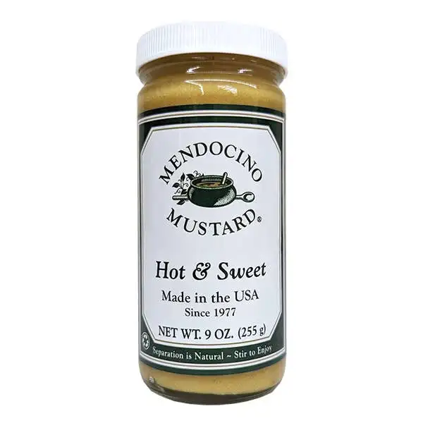 Mendocino Hot & Sweet Mustard
