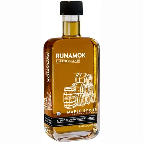 Runamok Organic Apple Brandy Barrel-Aged Maple Syrup, 250ml